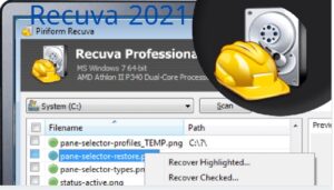 شرح برنامج RECUVA بالصور استرجاع الملفات