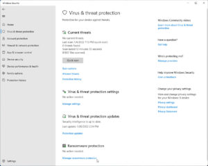 WINDOWS DEFENDER برنامج حماية ويندوز