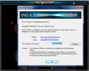 تحميل برنامج تشغيل الديفيدي على الكمبيوتر DVD X PLAYER STANDARD 5.5