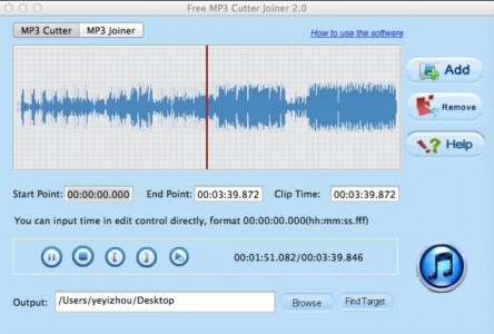 برنامج تقطيع الاغانى مجانا Music Cutter