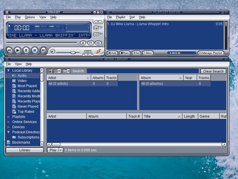 تحميل وين امب مجانى Winamp مشغل موسيقى مجاني
