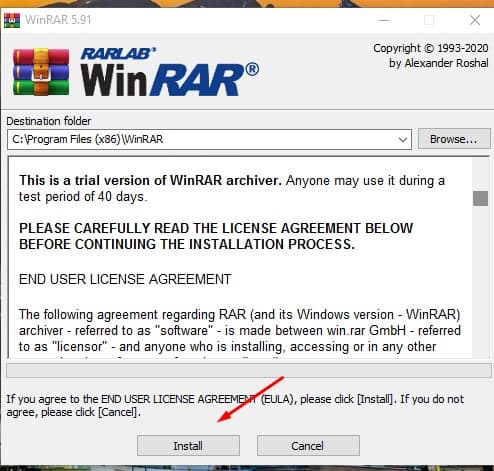 تحميل RAR مجانا برنامج فك ضغط الملفات وينرار RAR أحدث إصدار