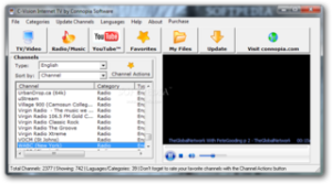 تحميل برنامج القنوات الفضائية والمحطات الأذاعية C-VISION INTERNET TV 2.1