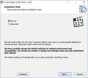 تحميل K-LITE CODEC PACK FULL 7.1.0