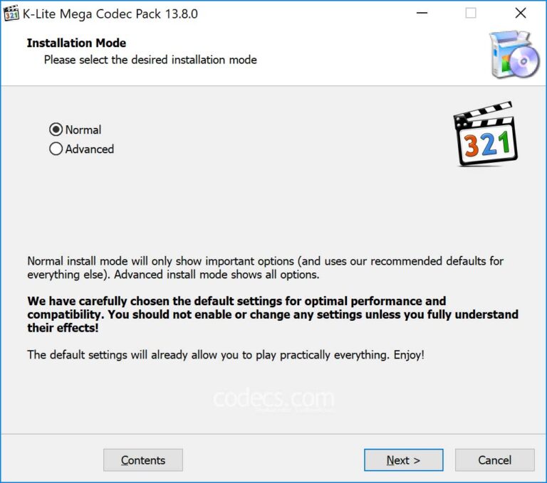 تحميل K-LITE CODEC PACK FULL 7.1.0