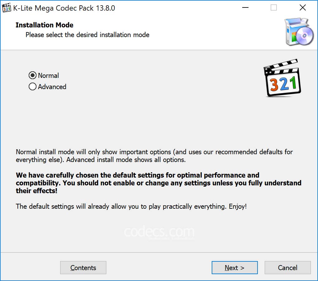تحميل K-LITE CODEC PACK FULL 7.1.0