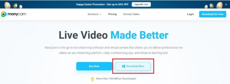 تحميل برنامج مني كام ManyCam بث مباشر كاميرا افتراضية