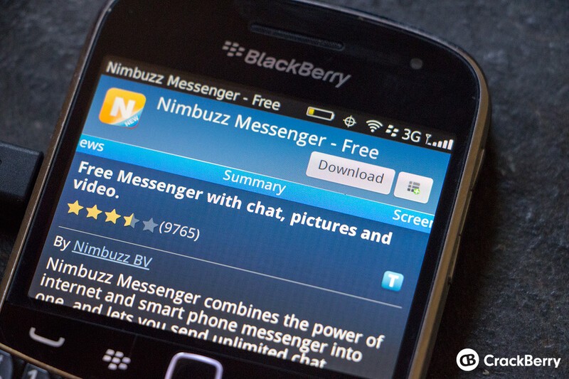 برنامج النمبز للبلاك بيري NIMBUZZ BLACKBERRY