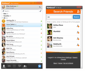 تحميل NIMBUZZ للجوال نيمبوز شات مكالمات مجانية