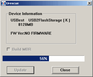 تحميل برنامج اصلاح الفلاش ميمورى URESCUE 1.3.0.71