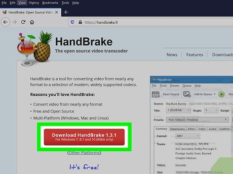 تحميل برنامج هاندبريك لتحويل صيغ الفيديو ودمج الترجمة HANDBRAKE 0.9.9
