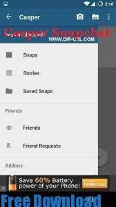 تحميل برنامج كاسبر سناب شات المشاهير Casper Snapchat APK