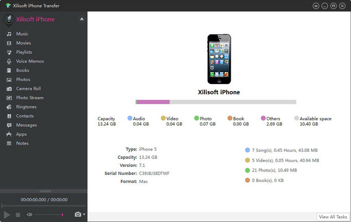 تحميل XILISOFT IPHONE TRANSFER إدارة ملفات الايفون